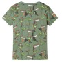 Light khaki children's short-sleeved pajamas 116 by , Children's pajamas - Ref: Foro24-12511, Price: 10,38 €, Discount: %