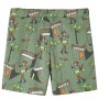 Light khaki children's short-sleeved pajamas 116 by , Children's pajamas - Ref: Foro24-12511, Price: 10,38 €, Discount: %