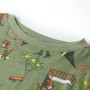 Light khaki children's short-sleeved pajamas 116 by , Children's pajamas - Ref: Foro24-12511, Price: 10,38 €, Discount: %