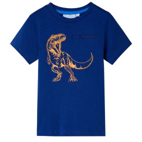 Dark blue short-sleeved children's t-shirt 128 by , Kids T-shirts - Ref: Foro24-12217, Price: 9,99 €, Discount: %