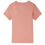 Hellorangefarbenes kurzärmeliges Kinder-T-Shirt 128 von , Kinder-T-Shirts - Ref: Foro24-12222, Preis: 7,88 €, Rabatt: %