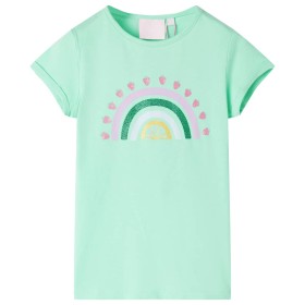 Camiseta infantil verde brillante 92 de , Camisetas para niños - Ref: Foro24-10734, Precio: 9,99 €, Descuento: %