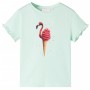 Light mint green children's t-shirt 128 by , Kids T-shirts - Ref: Foro24-10807, Price: 8,22 €, Discount: %