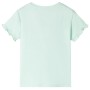 Light mint green children's t-shirt 104 by , Kids T-shirts - Ref: Foro24-10805, Price: 9,67 €, Discount: %