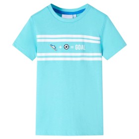 Camiseta infantil aguamarina 116 de , Camisetas para niños - Ref: Foro24-12456, Precio: 7,99 €, Descuento: %