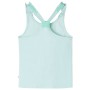 Camiseta de tirantes infantil verde menta claro 140 de , Camisetas para niños - Ref: Foro24-10528, Precio: 9,99 €, Descuento: %