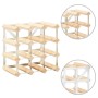 Wine rack for 12 bottles made of solid pine wood by vidaXL, Wine racks - Ref: Foro24-282468, Price: 32,91 €, Discount: %