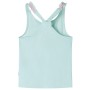 Camiseta de tirantes infantil verde menta claro 116 de , Camisetas para niños - Ref: Foro24-10671, Precio: 9,99 €, Descuento: %