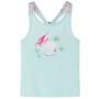 Camiseta de tirantes infantil verde menta claro 140 de , Camisetas para niños - Ref: Foro24-10673, Precio: 9,99 €, Descuento: %