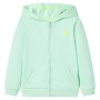 Children's bright green zip-up hoodie 128 by , Kids T-shirts - Ref: Foro24-11897, Price: 15,55 €, Discount: %