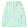 Children's bright green zip-up hoodie 104 by , Kids T-shirts - Ref: Foro24-11895, Price: 14,67 €, Discount: %