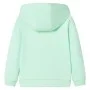 Children's bright green zip-up hoodie 104 by , Kids T-shirts - Ref: Foro24-11895, Price: 13,49 €, Discount: %