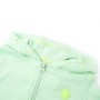 Hellgrüner Kinder-Kapuzenpullover mit Reißverschluss 104 von , Kinder-T-Shirts - Ref: Foro24-11895, Preis: 14,67 €, Rabatt: %