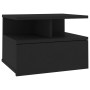 Floating nightstand black engineered wood 40x31x27 cm by vidaXL, Nightstands - Ref: Foro24-800407, Price: 47,64 €, Discount: %