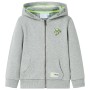 Children's sweatshirt with hood and zipper light khaki melange 92 by , Kids T-shirts - Ref: Foro24-11689, Price: 15,61 €, Dis...