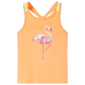 Camiseta de tirantes infantil naranja 92 de , Camisetas para niños - Ref: Foro24-11144, Precio: 9,99 €, Descuento: %