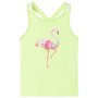 Neon yellow children's tank top 104 by , Kids T-shirts - Ref: Foro24-11150, Price: 9,49 €, Discount: %