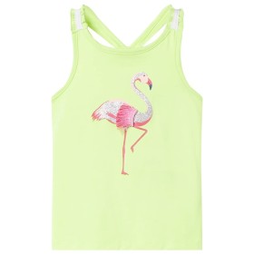 Neon yellow children's tank top 104 by , Kids T-shirts - Ref: Foro24-11150, Price: 9,99 €, Discount: %