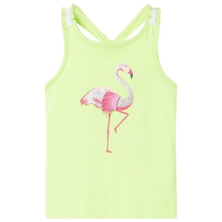 Neon yellow children's tank top 104 by , Kids T-shirts - Ref: Foro24-11150, Price: 9,49 €, Discount: %