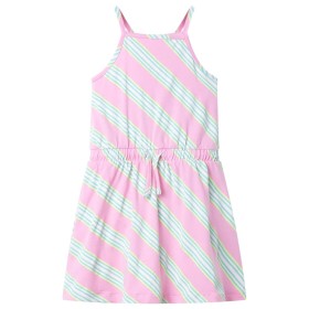 Ärmelloses Kinderkleid mit rosa Kordelzug 116 von , Kinderkleider - Ref: Foro24-11171, Preis: 11,99 €, Rabatt: %