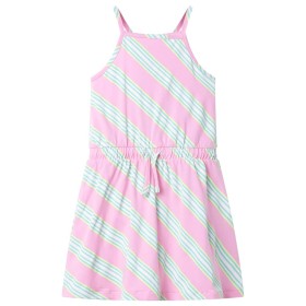 Ärmelloses Kinderkleid mit rosa Kordelzug 140 von , Kinderkleider - Ref: Foro24-11173, Preis: 12,99 €, Rabatt: %