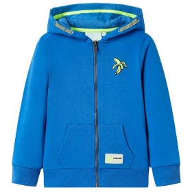 Children's sweatshirt with hood and zip blue 92 by , Kids T-shirts - Ref: Foro24-11694, Price: 15,99 €, Discount: %