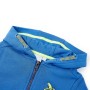 Blaues Kinder-Kapuzensweatshirt mit Reißverschluss 116 von , Kinder-T-Shirts - Ref: Foro24-11696, Preis: 13,26 €, Rabatt: %