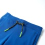 Pantalón corto infantil con cordón azul 128 de , Pantalones de niños - Ref: Foro24-11707, Precio: 9,99 €, Descuento: %