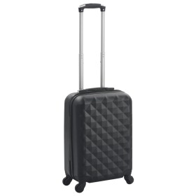 Black ABS rigid trolley suitcase with wheels by vidaXL, Suitcases - Ref: Foro24-91891, Price: 63,99 €, Discount: %