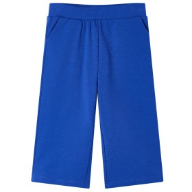 Pantalón infantil con perneras anchas azul cobalto 92 de , Pantalones de niños - Ref: Foro24-11034, Precio: 12,99 €, Descuent...