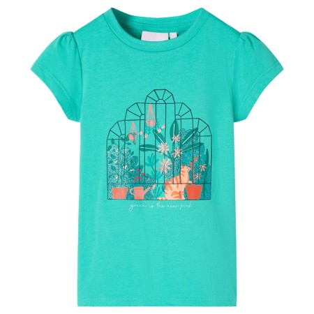 Camiseta infantil verde menta 92 de , Camisetas para niños - Ref: Foro24-11364, Precio: 9,99 €, Descuento: %