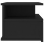 Floating nightstand black engineered wood 40x31x27 cm by vidaXL, Nightstands - Ref: Foro24-800407, Price: 47,64 €, Discount: %