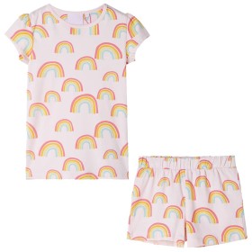 Pijama infantil de manga corta rosa suave 140 de , Pijamas de niños - Ref: Foro24-11403, Precio: 10,77 €, Descuento: %