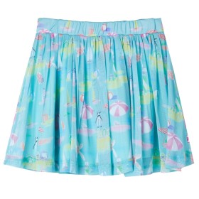 Light aquamarine children's pleated skirt 140 by , kids pants - Ref: Foro24-11448, Price: 12,99 €, Discount: %