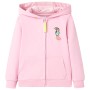 Rosafarbener Kinder-Kapuzenpullover mit Reißverschluss 128 von , Kinder-T-Shirts - Ref: Foro24-11567, Preis: 11,69 €, Rabatt: %