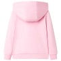 Rosafarbener Kinder-Kapuzenpullover mit Reißverschluss 128 von , Kinder-T-Shirts - Ref: Foro24-11567, Preis: 11,69 €, Rabatt: %