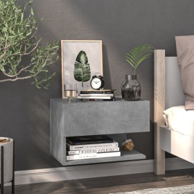 Concrete gray wall bedside table by vidaXL, Nightstands - Ref: Foro24-810961, Price: 40,05 €, Discount: %