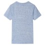 Camiseta infantil de manga corta azul mélange 104 de , Camisetas para niños - Ref: Foro24-12170, Precio: 9,35 €, Descuento: %