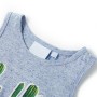 Camiseta de tirantes infantil azul mélange 116 de , Camisetas para niños - Ref: Foro24-12496, Precio: 7,56 €, Descuento: %