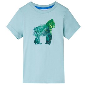 Helles Aquamarin-Kinder-T-Shirt 104 von , Kinder-T-Shirts - Ref: Foro24-12260, Preis: 7,99 €, Rabatt: %