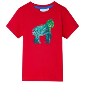 Red children's t-shirt 104 by , Kids T-shirts - Ref: Foro24-12255, Price: 9,99 €, Discount: %