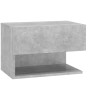 Concrete gray wall bedside table by vidaXL, Nightstands - Ref: Foro24-810961, Price: 40,38 €, Discount: %