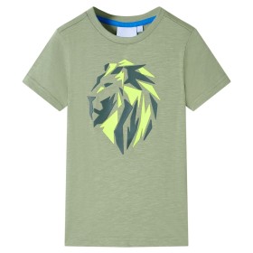 Camiseta infantil caqui claro 116 de , Camisetas para niños - Ref: Foro24-12126, Precio: 7,99 €, Descuento: %