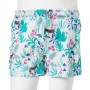 Kindershorts mit rohem Kordelzug und dunklem Mintgrün 92 von , Kinderhosen - Ref: Foro24-11429, Preis: 11,36 €, Rabatt: %