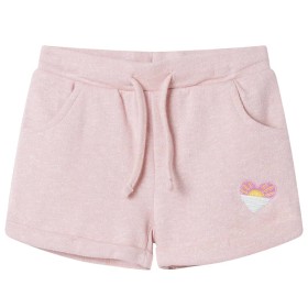 Pantalones cortos infantiles con cordón rosa claro mixto 140 de , Pantalones de niños - Ref: Foro24-10968, Precio: 10,26 €, D...