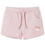 Pantalones cortos infantiles con cordón rosa claro mixto 140 de , Pantalones de niños - Ref: Foro24-10968, Precio: 10,26 €, D...