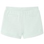 Kindershorts mit Kordelzug hellmintgrün meliert 128 von , Kinderhosen - Ref: Foro24-10977, Preis: 12,06 €, Rabatt: %