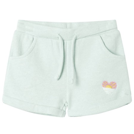 Kindershorts mit gemischtem hellmintgrünem Kordelzug 104 von , Kinderhosen - Ref: Foro24-10975, Preis: 12,06 €, Rabatt: %