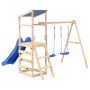 Swings 2 units with blue polyethylene climbing rocks by , Accessories for swings and play structures - Ref: Foro24-91032, Pri...