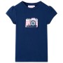 Navy blue children's t-shirt 128 by , Kids T-shirts - Ref: Foro24-10472, Price: 9,67 €, Discount: %